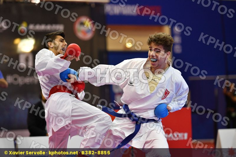 Male kumite -60 kg Pisino Noah Samdan Eray Switzerland Turkey