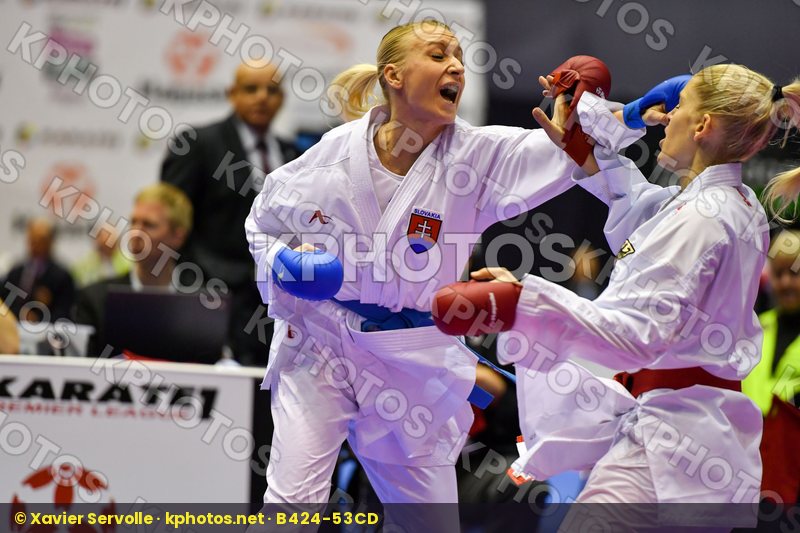 Bitsch Jana Female kumite -55 kg Germany Semanikova Viktoria Slo
