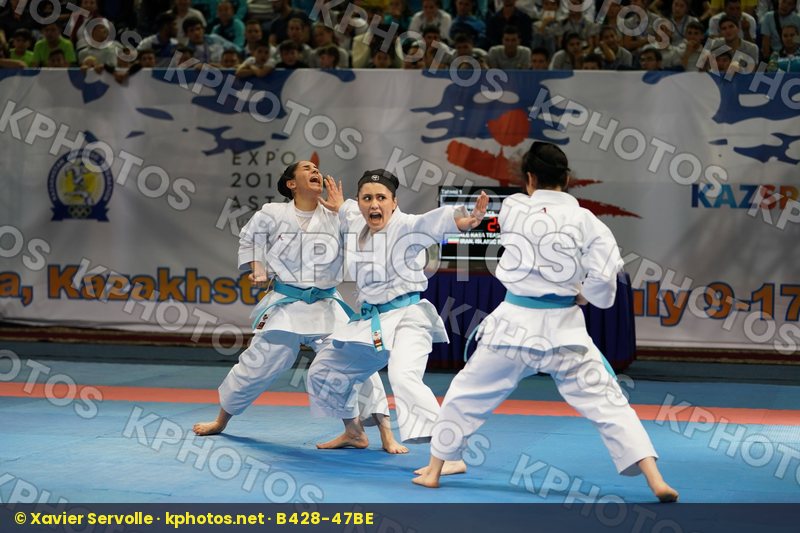 Female Team kata Iran  islamic republic of