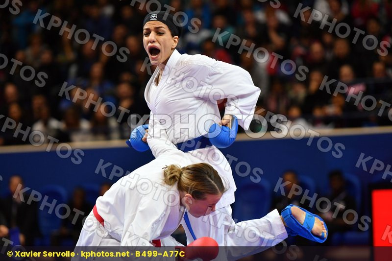 Connell Amy Female kumite -55 kg Iran  islamic republic of Khaks