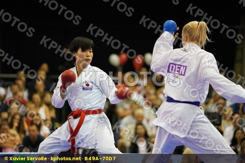 bronze match Denmark Female Kumite -68kg Japan Pedersen Katrine Someya Kayo