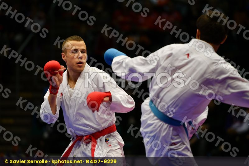 Kalnins Kalvis Latvia Male kumite -60 kg Saymatov Sadriddin Uzbe