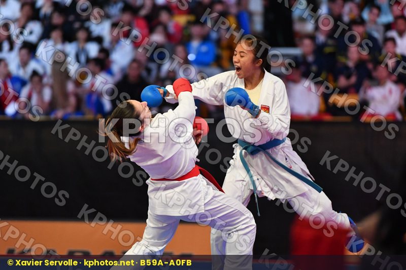 Bas Sevil Female kumite -50 kg < LRBarcodes Indonesia Sari Sruni