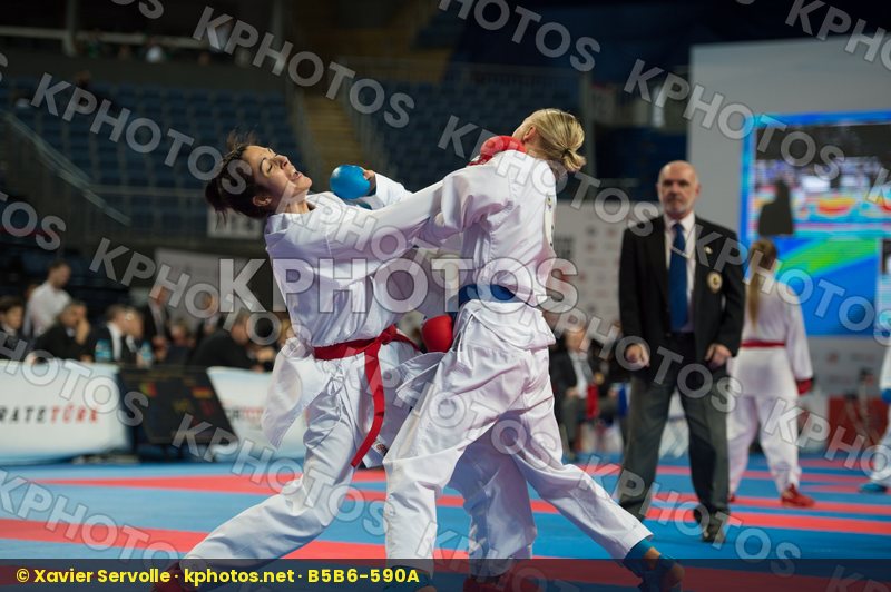 female kumite Slovakia Spain team top
