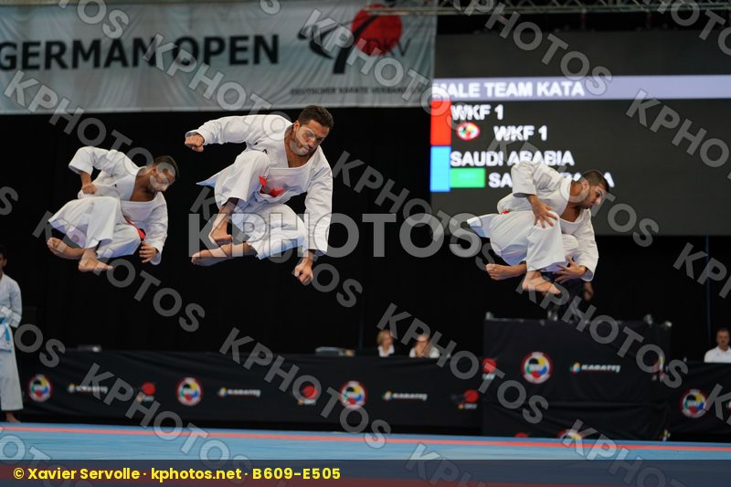 Male team kata Unsu Wkf 1