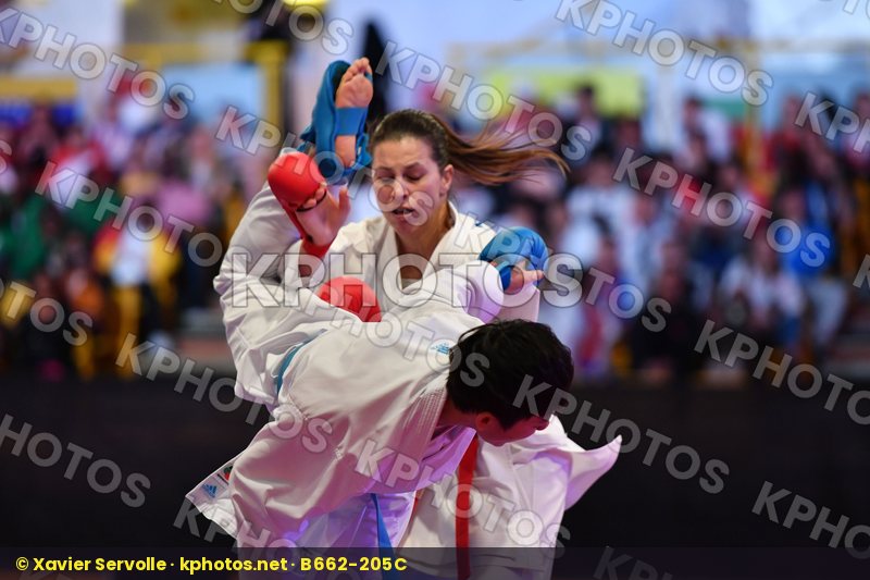 Chinese taipei Female kumite -50 kg Ku Tsui-ping Milivojcevic Je