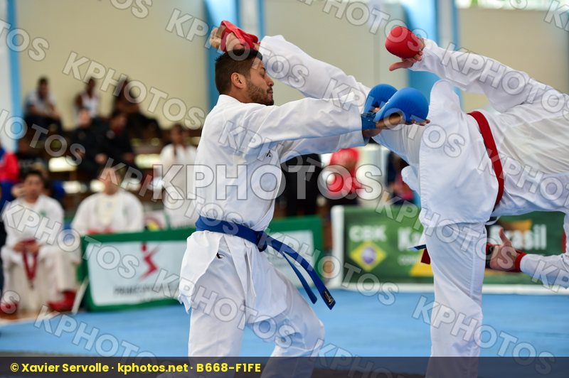 Brasil final kumite Male team Venezuela