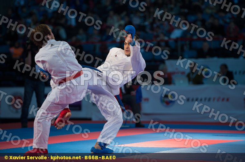 -60 kg Antic Marko bronze match kumite male Plakhutin Evgeny Rus