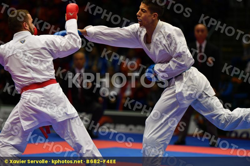Ameknassi Abdessalam Gomez Matias Male kumite -60 kg Morocco Spa