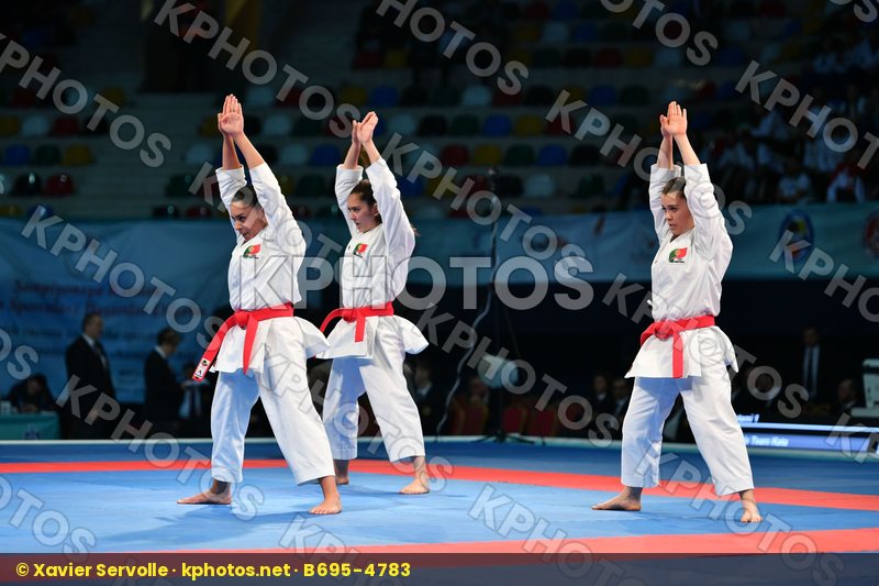 Female team kata Kururunfa Portugal Portugal Portugal