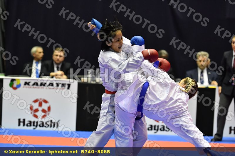 Female kumite -50 kg France Recchia Alexandra