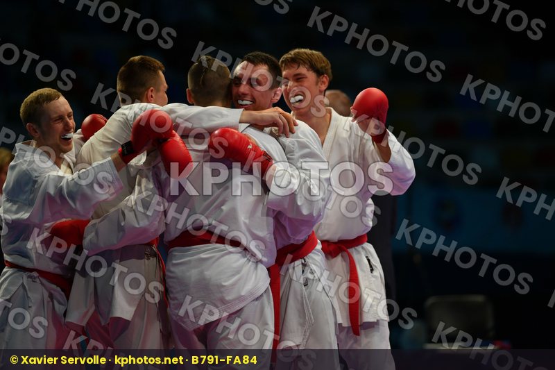Germany Germany Germany Male team kumite Ukraine Ukraine Ukraine