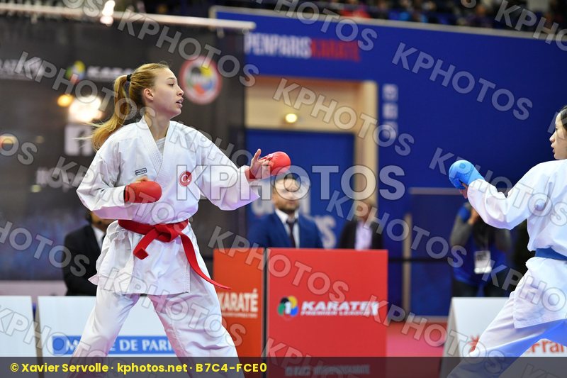 China Female kumite -50 kg Li Ranran Tokcan Umay Turkey