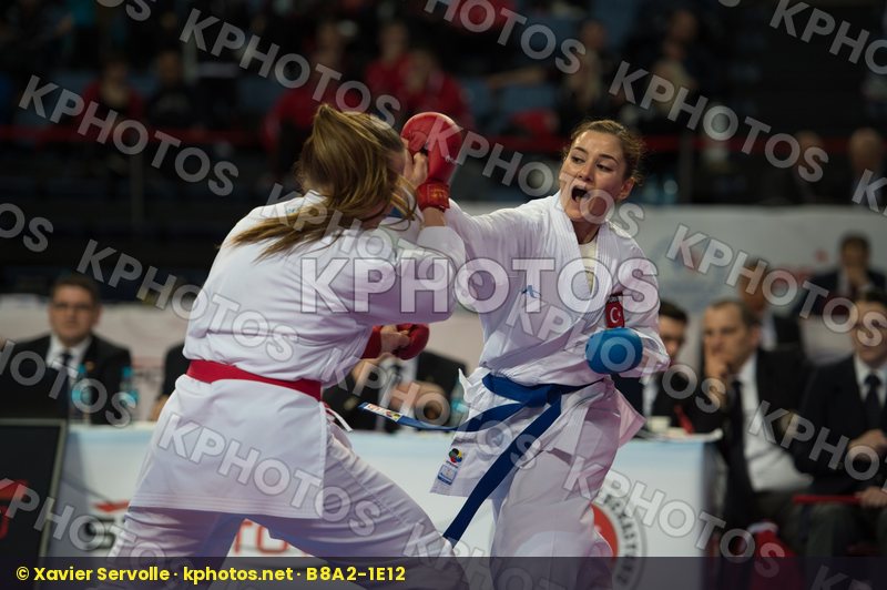 female Germany kumite team top Turkey