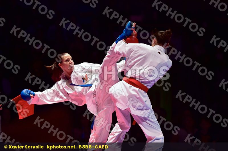 -50 kg final France Kryva Kateryna kumite Recchia Alexandra Ukra