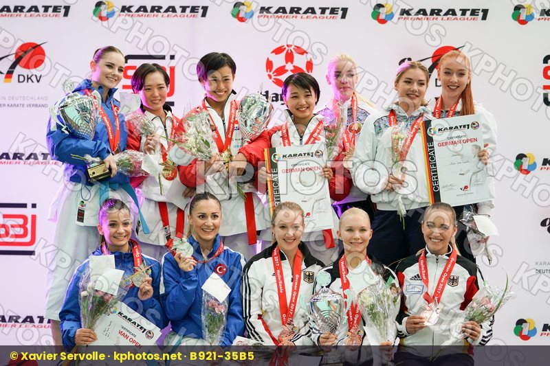 Belarus Female team kata Germany Japan Turkey