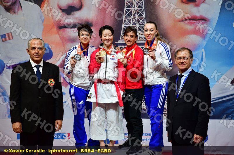 Female Kata Feracci Alexandra France Japan Ono Hikaru podium San