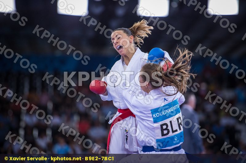 -50 kg Belarus day1 France Koulinkovitch Mariya kumite qualifica