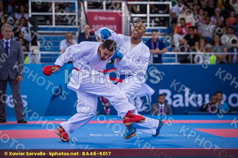 -84 kg Azerbaijan day2 France Grillon Kenji kumite Mamayev Aykha
