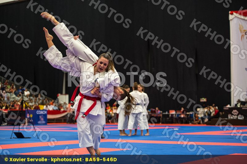 cadet female France Junior Kata team