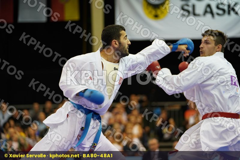 Aktas Ugur bronze match Male Kumite -84kg Poland Turkey Warda Kamil
