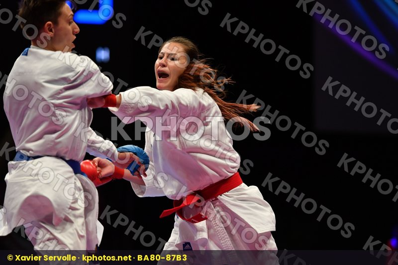 Female kumite -68 kg Italy Kopunova Miroslava Semeraro Silvia Sl