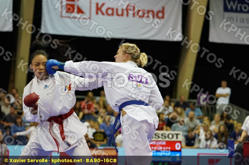 Female Kumite -61kg France Ignace Lucie Slovakia Suchankova Ingrida