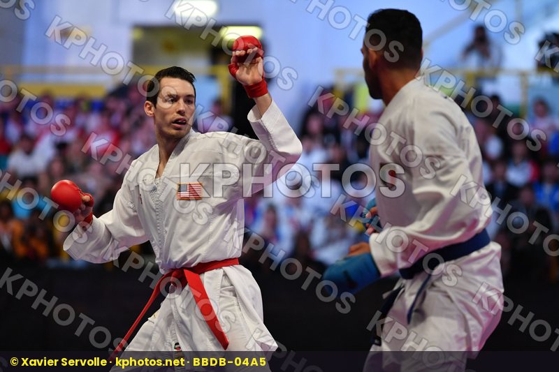Busa Luigi Italy Male kumite -75 kg Scott Thomas United states