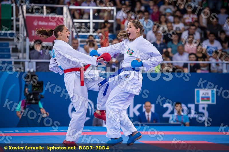 -68 kg Austria Azerbaijan Buchinger Alisa finals kumite Zaretska