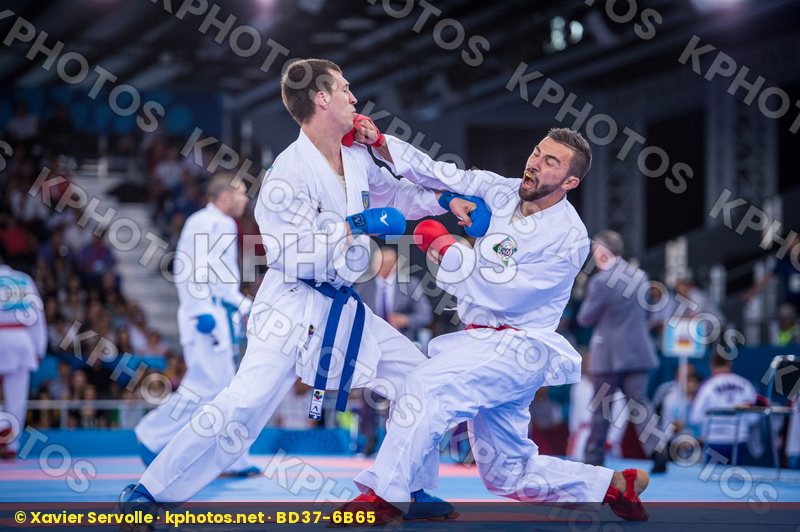-84 kg Azerbaijan day2 Horuna Yaroslav kumite Mamayev Aykhan qua