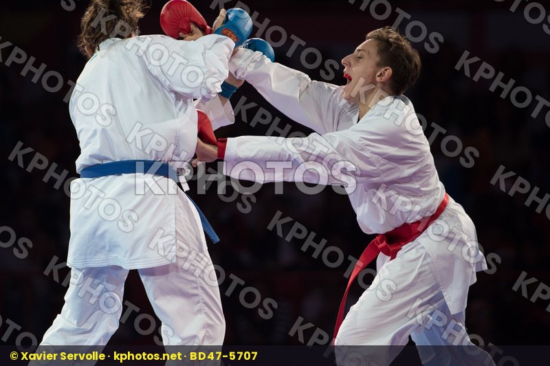 -68 Kg Dubai Female final Italy kumite Russian Federation Semera
