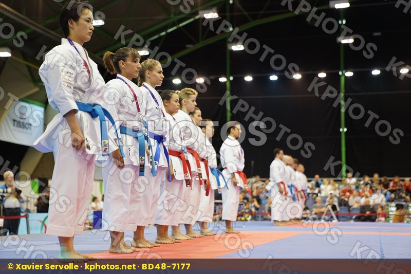Female Kata salute