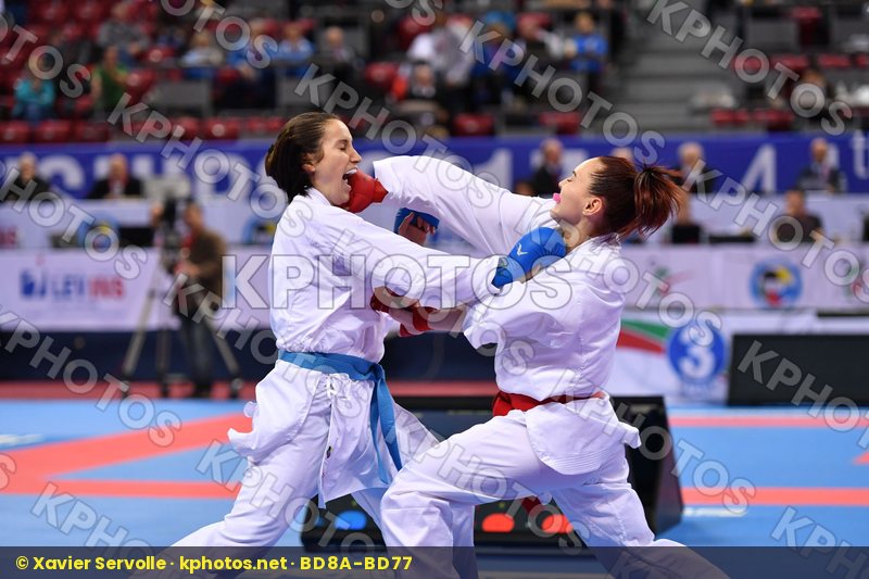 Avazeri Lea France Portugal Ribeiro Flavia U21 kumite female -68
