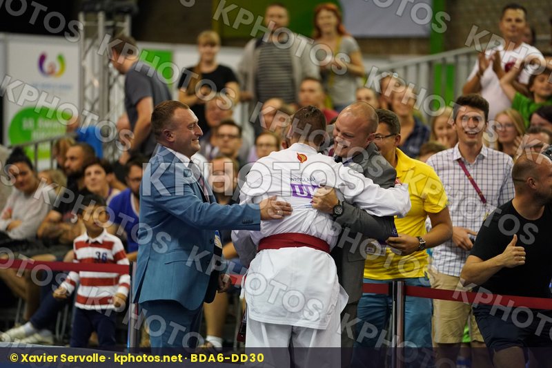 Asiabari Aliasghar Gold match Horuna Stanislav Iran Islamic Republic of Male Kumite -75kg Ukraine