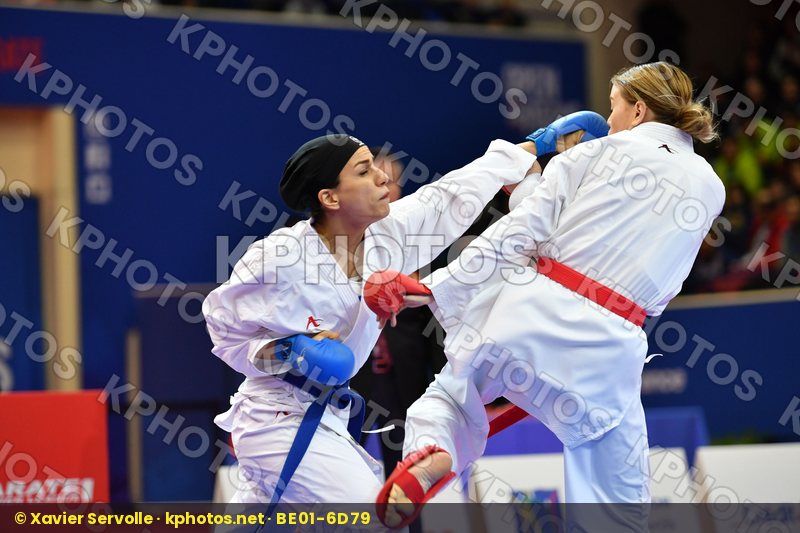 Connell Amy Female kumite -55 kg Iran  islamic republic of Khaks