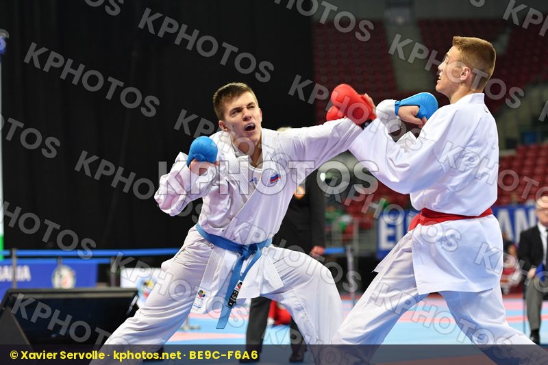 Avakimov Robert, Cadet kumite male 70+ kg, Martin perez Daniel,
