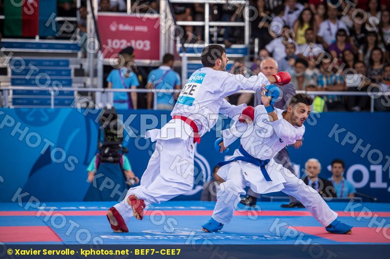 -60 kg Azerbaijan Farzaliyev Firdovsi finals Italy kumite Maresc