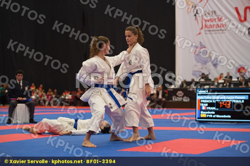 Arawaza cadet female Fyr Of Macedonia Junior Kata team