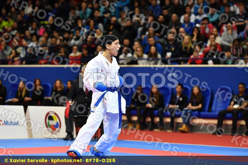 Connell Amy Female kumite -55 kg Iran  islamic republic of Khaks