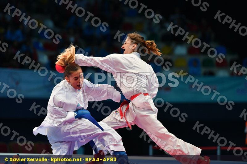 Female kumite -55 kg France Fyr of macedonia Georgieva Jovana Th