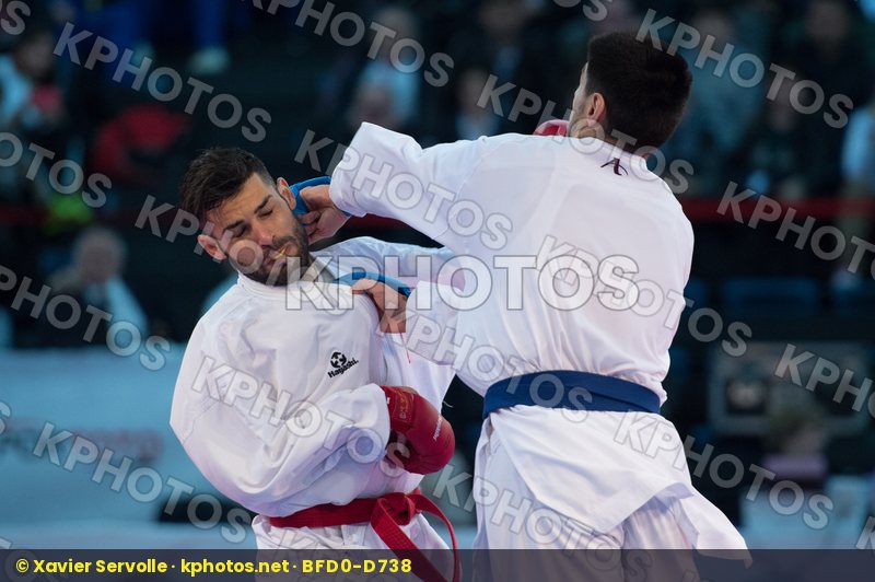 -75 kg bronze match Busa Luigi Eltemur Erman finals Italy kumite