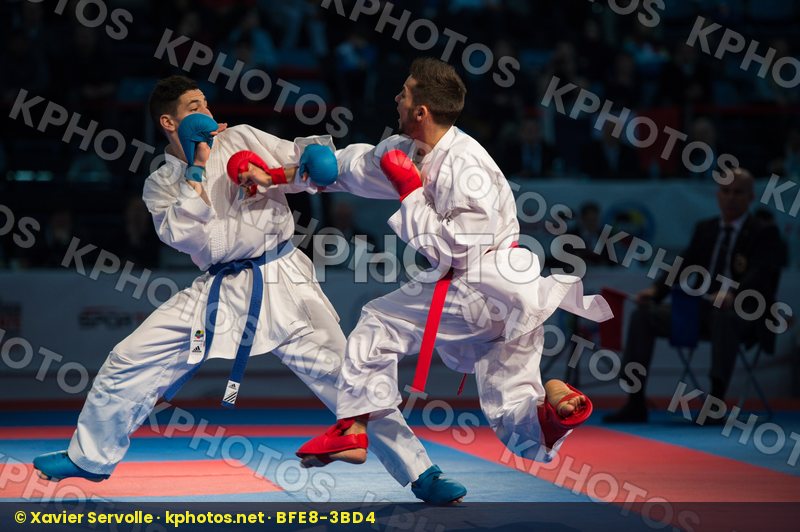 -60 kg Agoudjil Sofiane finals France Italy kumite Maresca Luca