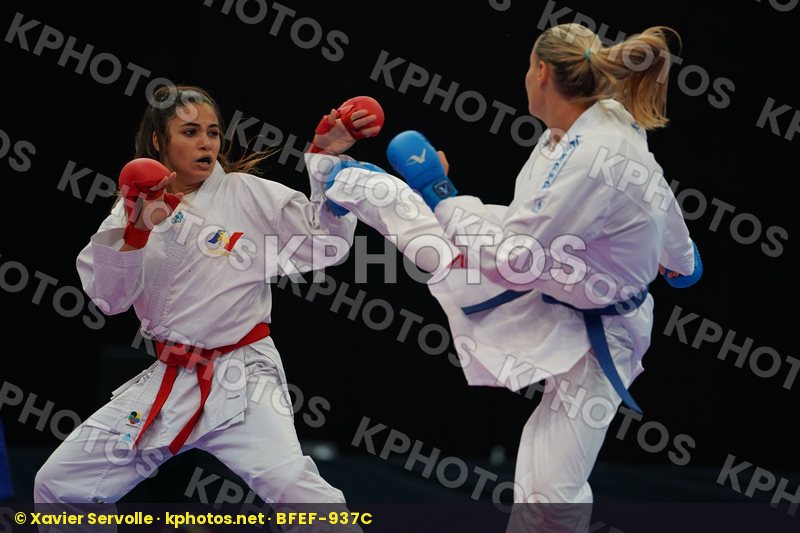 Austria Buchinger Alisa Female kumite -61 kg France Heurtault Le