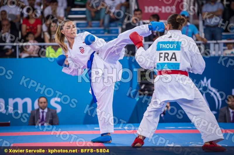 -55 kg Croatia finals France Kovacevic Jelena kumite Thouy Emili