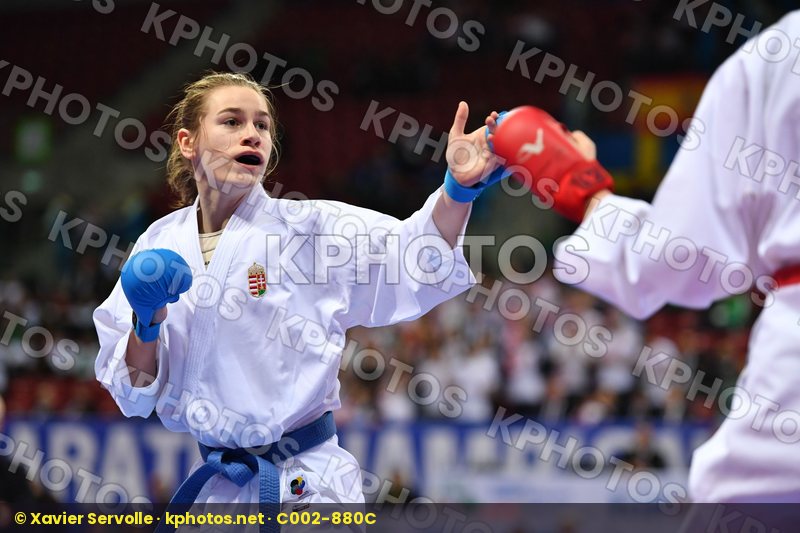 Baranyi Zsofia, Cadet kumite female -54 kg, Croatia, Hungary, Vu