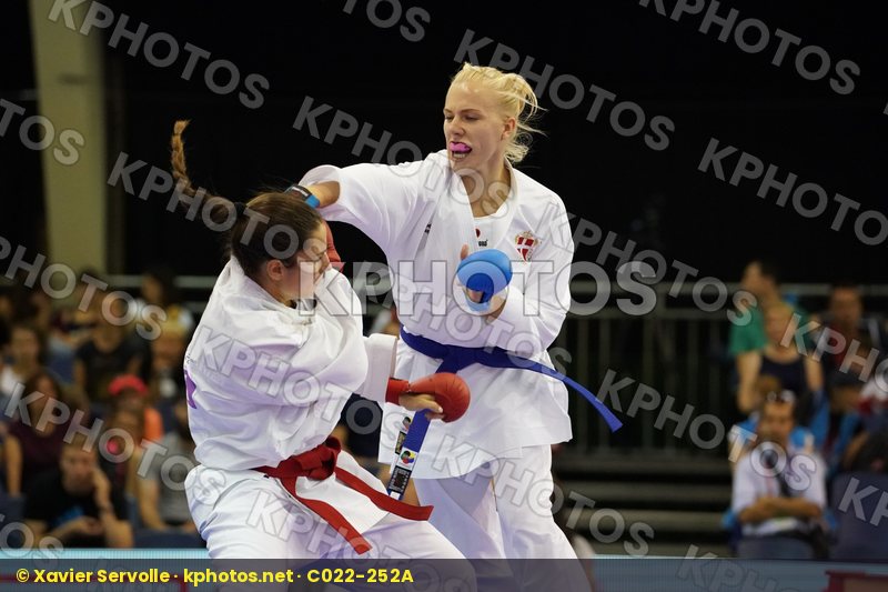 Denmark Female Kumite -68kg Pedersen Katrine Quirici Elena Switzerland