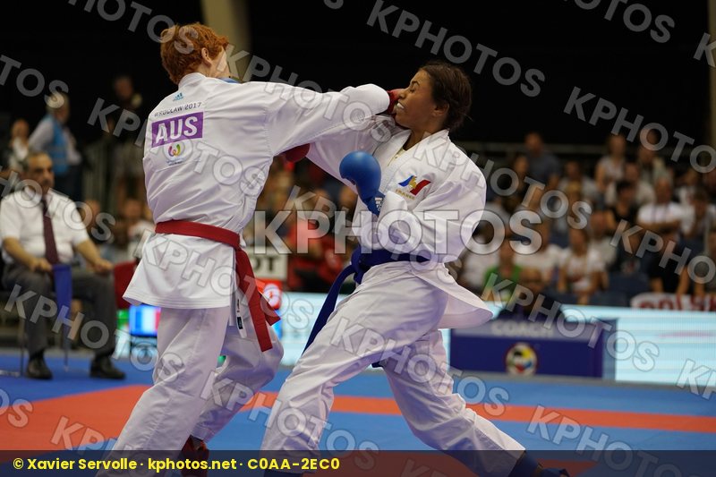 Australia Female Kumite -55kg France Knapp Tmeika Francis Thouy Emilie