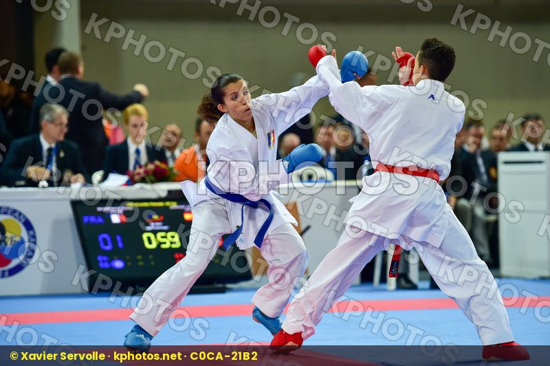 -50 Kg Bouderbane Sophia Female France Kumite Morales Ozuna Gema