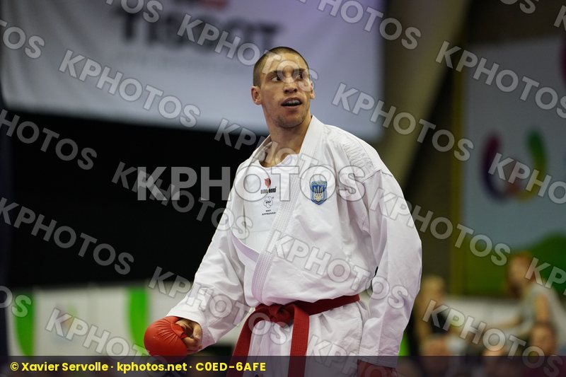 Asiabari Aliasghar Gold match Horuna Stanislav Iran Islamic Republic of Male Kumite -75kg Ukraine