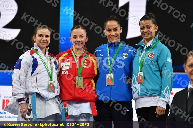 Bozan Dilara Greece Mladezic Bojana podium Rodriguez Encabo Lidi